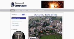 Desktop Screenshot of comune.cornogiovine.lo.it